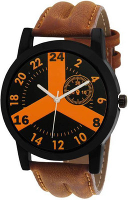 

AKAG 7112-Brown Men In Brown Leather Watch - For Men