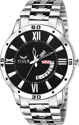 

Vills Laurrens VL-1058 Black Day And Date Essentials Watch - For Men
