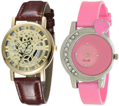 

Maxi Retail valentine combo of Open+G15 Watch - For Men & Women