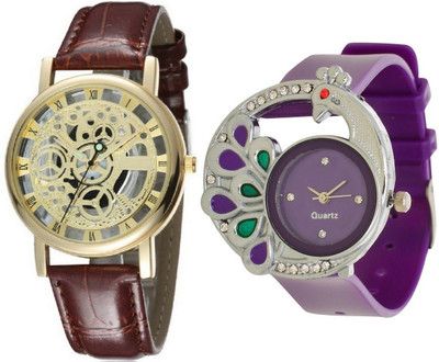Maxi Retail valentine combo of Open+G2 Watch - For Men & Women