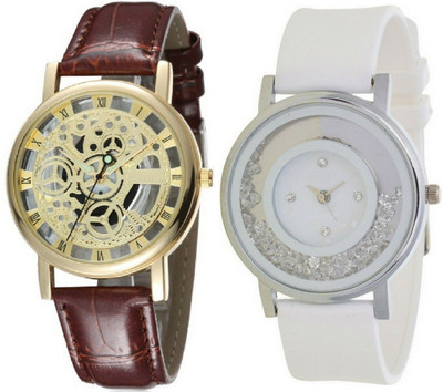 

Maxi Retail valentine combo of Open+G69 Watch - For Men & Women