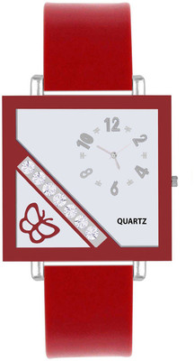 

Rage Enterprise Designer PU Strap Square Dial Men & Women Watch - For Girls