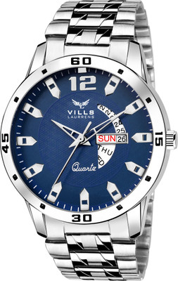 

Vills Laurrens VL-1053 Blue Day And Date Display Watch - For Men
