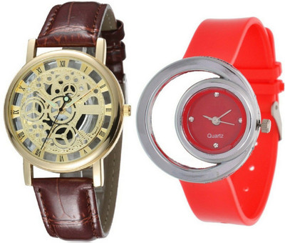 

Maxi Retail valentine combo of Open+G29 Watch - For Men & Women