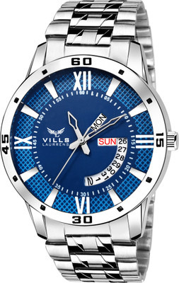 

Vills Laurrens VL-1048 Blue Day And Date Display. Watch - For Men