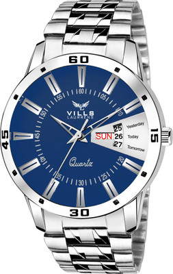 

Vills Laurrens VL-1046 Navy Blue Day And Date Series Watch - For Men