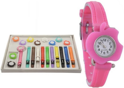 

SD SHOP Multicolor and 11 Belt SD,0-101 Kids Watch - For Girls