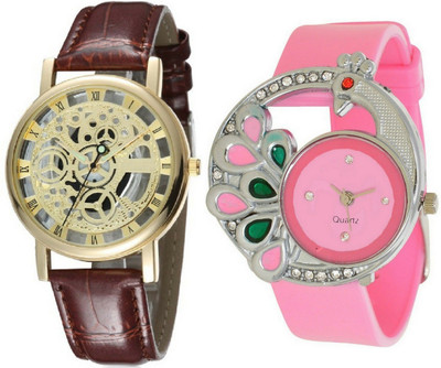 

Maxi Retail valentine combo of Open+G14 Watch - For Men & Women