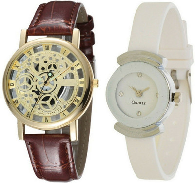 

Maxi Retail valentine combo of Open+G8 Watch - For Men & Women
