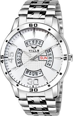 

Vills Laurrens VL-1047 White Day And Date Series Watch - For Men