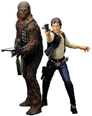 

Kotobukiya Star Wars: Han Solo & Chewbacca Artfx Statue(Multicolor)