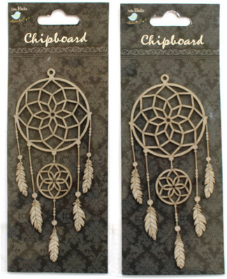 

LITTLE BIRDIE Chipboard Shapes- Dream Catcher