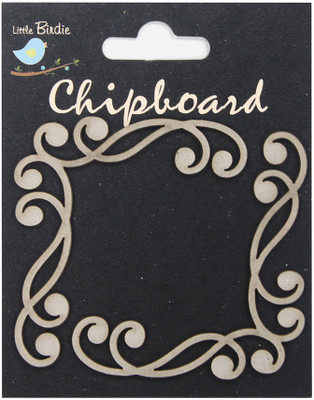 

LITTLE BIRDIE Chipboard Shapes -Corners