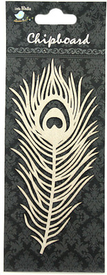 

LITTLE BIRDIE Chipboard Shapes -Peacock Feather