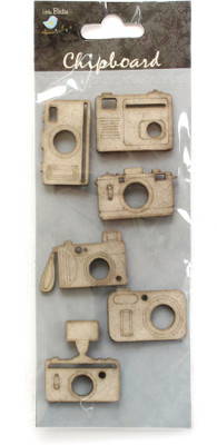 

LITTLE BIRDIE Chipboard Shapes - Cameras