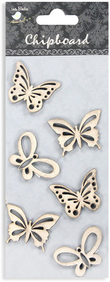 

LITTLE BIRDIE Chipboard Shapes Butterflies