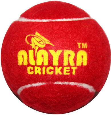 

alayra Cricket Heavy Weight Cricket Tennis Ball(Pack of 3, Red)