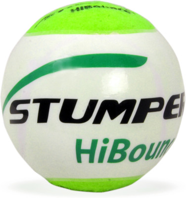 

STUMPER HiBounce Cricket Tennis Ball(Pack of 6, Green), Fluorescent green