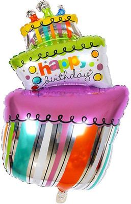 

AMFIN Printed Happy Birthday Foil Balloon For Birthday Party Supplies, Happy Birthday Decoration material/Happy Birthday Theme Party Balloon(Multicolor, Pack of 1)
