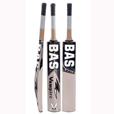 

BAS Vampire GOLD CRICKET BAT Kashmir Willow Cricket Bat(Short Handle, 1230-1290)