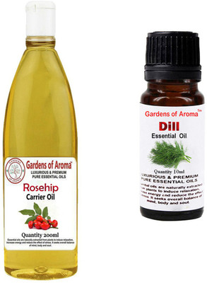Gardens Of Aroma Rosehip Carrier Oil And Dill Essential Oil(210 ml)