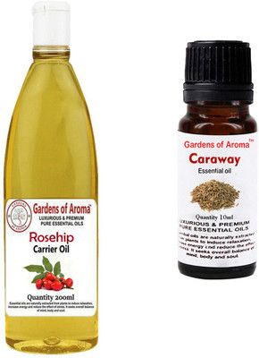 

Gardens Of Aroma Rosehip Carrier Oil And Caraway Essential Oil(210 ml)