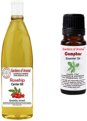 

Gardens Of Aroma Rosehip Carrier Oil And Camphor Essential Oil(210 ml)