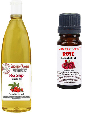 

Gardens Of Aroma Rosehip Carrier Oil And Rose Essential Oil(210 ml)