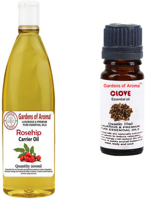 

Gardens Of Aroma Rosehip Carrier Oil And Clove Essential Oil(210 ml)