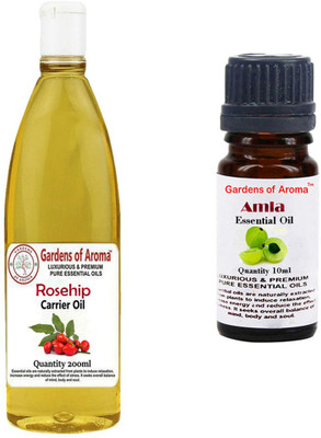 

Gardens Of Aroma Rosehip Carrier Oil And Amla Essential Oil(210 ml)