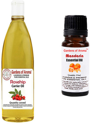 

Gardens Of Aroma Rosehip Carrier Oil And Mandarin Essential Oil(210 ml)