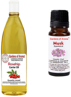 

Gardens Of Aroma Rosehip Carrier Oil And Musk Essential Oil(210 ml)
