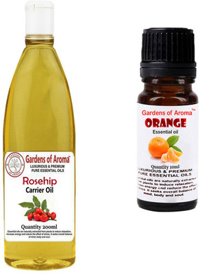 

Gardens Of Aroma Rosehip Carrier Oil And Orange Essential Oil(210 ml)