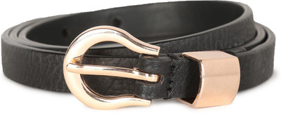 

Van Heusen Women Black Synthetic Belt