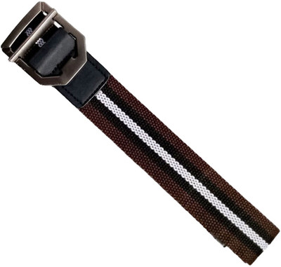 

Infiprises Men & Women Casual, Party, Evening Brown Canvas Belt, Dark brown