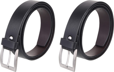 

LIMERENCE Men Casual, Formal, Evening Black Artificial Leather Belt