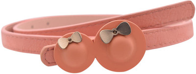 

Baluchi Women Casual, Party, Evening Pink Artificial Leather Belt, Peach