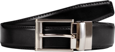 

Scharf Men Formal, Casual Black Artificial Leather Reversible Belt, Black 08272