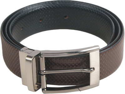 

NUKAICHAU Men Formal Brown Genuine Leather Reversible Belt, Brown01
