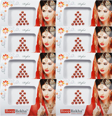 

Adbeni Roop Rekha Fancy Bindi 13 Sticks Forehead Multicolor Bindis(Desiger Bindi)