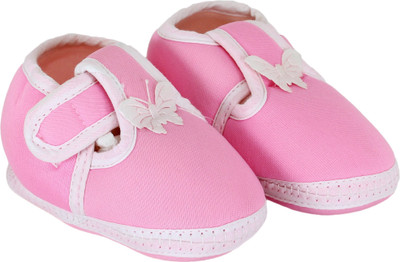 

Neska Moda Butterfly 0 To 12 Month Baby Booties(Toe to Heel Length - 11 cm Pink)