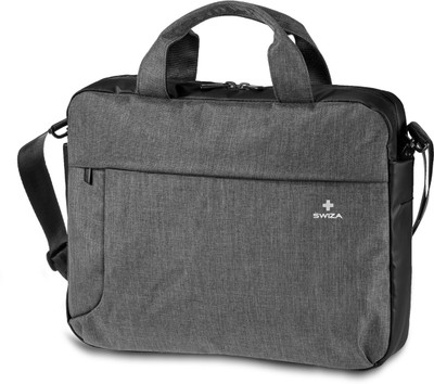 

Swiza BBC.1032.01 Medium Briefcase - For Men & Women(Anthracite Grey)