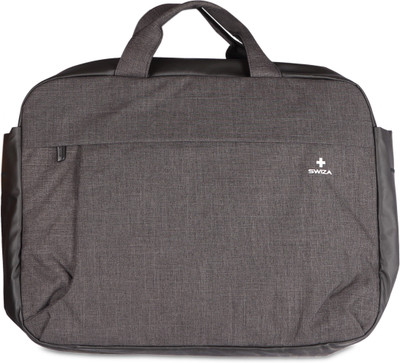 

Swiza BBC.1033.01 Medium Briefcase - For Men & Women(Anthracite Grey)