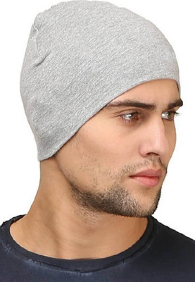 Babji Stylish looks Skull Grey Helmet Cotton Cap