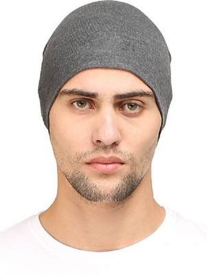 Bolax Stylish Looks Dark Grey Cotton Skull Cap Bolax Stylish Looks Dark Grey Cotton Skull Cap