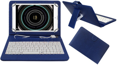 ACM Keyboard Case for Swipe Mtv Slate Tab(Blue, Cases with Holder, Pack of: 1)