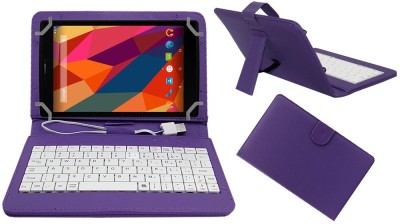 ACM Keyboard Case for Micromax Canvas Tab P680 Usb Keyboard(Purple, Pack of: 1)
