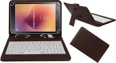 ACM Keyboard Case for Samsung Galaxy Tab A 8 inch(Brown, Cases with Holder, Pack of: 1)