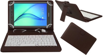 ACM Keyboard Case for Samsung Galaxy Tab A 8 inch Tab Keyboard Cover(Brown, Pack of: 1)