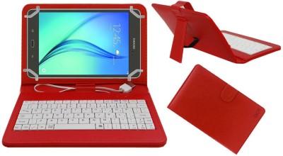 ACM Keyboard Case for Samsung Galaxy Tab A 8 inch Tab Keyboard Cover(Red, Pack of: 1)